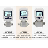 Gas Flow Meter Digital Gas Mass Air Nitrogen Oxygen Flow Rate Meter MF5706 MF5708 MF5712 0-20L/Min 0-100L/Min 0-250L/Min