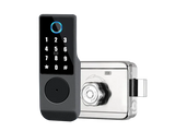 Cheap TTlock Smart IC Card Fingerprint Biometric Wireless Door Lock Set Waterproof for Home Office Apartment Cloud Data Storage