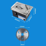 Multipurpose DIY Cutting Machine for Home Use - Mini Stainless Steel Electric Table Saw