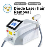 High Power Diode Laser hair removal machine Professional 755nm 808nm 1064nm Three wavelengths 808nm epilator for wome Spa salon
