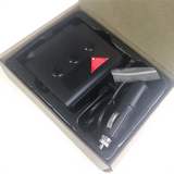 TR12 Car Lighter Triple-Evaporator With Switch Voltage Display 4 USB Car Lighter 120W Charger Reusable Easy To Use Black+Red