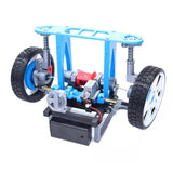 3D Printed Car Suspension System Model with Steering Wheel, Differential & Shock Absorber for Educational Display