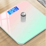 Gradient Color Intelligent LCD Electronic Scale Digital Display Glass Weight Scale Balance Body Health And Weight Loss