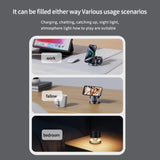 For IPhone 16 Pro Max 4 in 1 Wireless Charging Station Cube with Night-Lamp Magnetic Charger for Apple IWatch Ultra, Airpods