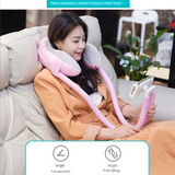 ABWG-Phone Neck Pillow Holder for Plane Travel Adjustable Cell Phone Stand with 360 Flexible Tablet Arm Pillow,Light