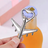 30pcs Airplane Bottle Openers with Keychain