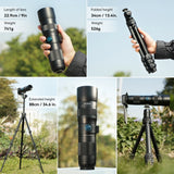 APEXEL T60 Cell Phone Monocular Telescope 20-60X Telephoto HD Telescope Phone Lens Monoculars Zoom Kit with Triangle Bracket