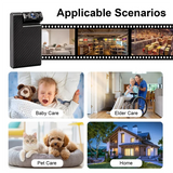 ABMF-Wireless HD Video,IR Night Vision Wifi Camcorder New Mini Wifi Camera Rotable Lens Home Security Surveillance Cam