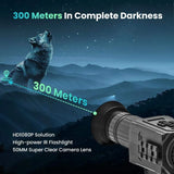 NK008 Digital Infrared Night Vision High-definition Tactical Hunt Telescope Full Dark Photography Recording 5X Scope Monocular