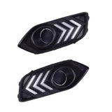 Yellow Turn Signal Included 2PCS For Honda Vezel HRV 2018-2020 Car LED Daytime Running Light Fog Lamp Decoration DRL