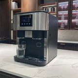 Commercial & Household Ice Maker - Automatic Bullet Ice Cube Machine (Low Energy Consumption, 25kg/24H Output, Compact Design）