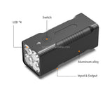 High Power XHP90 LED 8000LM Searching Torch LED Lantern Built-in Lithium USB Rechargeable Flashlight-tool
