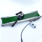 10*100cm Adjust Speed Motor Electric Conveyor Belt Variable Direction Assembly Line for Robotic Arm Kit Desktop Conveyor Belt