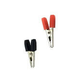 10PCS New 33MM/48MM Plastic Handle Test Probe Metal Alligator Clips Connector Connect Socket Plug Crocodile Power Clip Red+Black