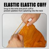 Heat Resistant Welding Sleeve Cover Cowhide Leather Soft Arm Protection Sleeves Sturdy Comfortable Gardening Sleeves