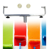 12~20inch Aluminum Alloy Paint Roller Frame Heavy Duty Double Arm Paint Roller Frame for Floor Ceilings Large Surface Painting