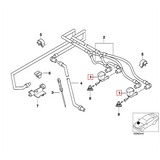 1 Pair for -BMW E39 5-Series 1997-2003 525I 528I 530I 540I M5 Windshield Washer Nozzle Heated Dual Inlet Squirter Jet