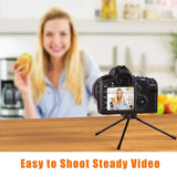 Mini Metal Tripod, Desktop Tripod With 1/4 Inch Screws, Suitable For Projectors And All Cameras