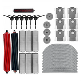 ! 33PCS Accessories Kit for S8 MaxV Ultra Robot Vacuum Spare Parts Main Side Brushes Mop HEPA Filters Dust Bags