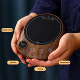 200W Cup Heater Coffee Mug Warmer 100°C Hot Tea Makers Warmer Coaster Heating Pad 5 Gear Cup Heaters For Coffee Milk Tea 220V