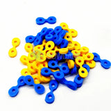 100Pc Lab Rubber Wedges Plastic Wedge Ortho Matrice Material Lab Ortho Sectional Contoured Matrices Matrix Bands Set Tools