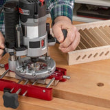 2 in 1 Punch Locator for Drill Bit Precision Mortising Jig and Loose Tenon Joinery Jig