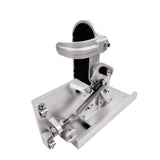 Marine Accelerator Pedal Outboard Hot Foot Throttle Durable Cast Aluminum Silver Color