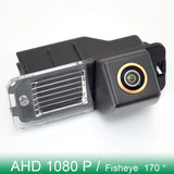 AHD 1080P 170° Golden-FishEye Rear View Camera For Volkswagen Polo V (6R) / Golf 6 VI / Passat CC Magotan Beetle Cayenne Macan
