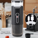 Rechargeable Mini Coffee Machine Automatic 15 Bar Pressure Electric USB Portable Wireless Coffee Maker