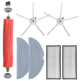 2 Set Accessories Kit For Roborock S7 S7 Plus T7S T7S Plus Robot Vacuum Cleaner With Main Side Brush Mop Pads Filte