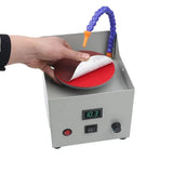Electric Water Cooled Knife Sharpener, 0-4000RPM Variable Speed Wet Sharpening Machine with Built-in Water Pump
