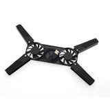 USB Laptop Cooling Pad Bottom Anti-slip Portable Laptop Radiator Cooling Base Save Space USB Power Supply for Universal Computer