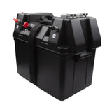 Battery Box Battery Storage Premium Smart Battery Box Multifunctional for Kayaks Lawn and Garden Travel Trailer Camping RV