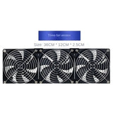 Three Fan-Mini Cooling Fan Soldering Fume Pipe Duct Window Wall Extractor EU For Phone Motherboard Welding Repair Tool EU P