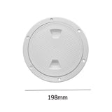 4/6/8 Inch Boat Hatches Deck Plate Round Deck Inspection Access Hatches Cover Non Slip Detachable for Marine Boat Yacht