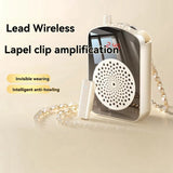 Wireless Voice Amplifier Wireless Lavalier Lapel Microphone For Classroom/Yoga/Conference Recording Microphone