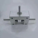 1 Spiral Bevel Gear Small Dual Output Shaft Converter for Precision Mechanical Applications