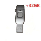 USB Disk 64GB Fingerprint Flash Drive Password Verification Metal OTG Pendrive USB3.0 Type C for PC Phone Lock Thumbdrive Jump