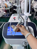 New design circular rotation fractional co2 laser acne scar removal machine effective female mole wrinkles remover anti-aging