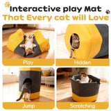 New Foldable Cats Toy Encouraging Exploration And Hide Seek Game For Modern Cats In Small Space With Easy Storage