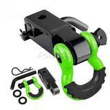 3/4 Carbon Steel Trailer Arm Broken 20.5T Solid Square Mouth Trailer Hook Buckle 4.75T Off-road Trailer Modification Part