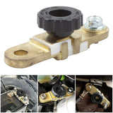 Car Battery Terminal Link Quick Cut-off Switch Rotary Disconnect Isolator Anti-Leakage Battery Power-off Switch Car Truck Parts