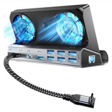 USB C Docking Station for Steam Deck to HDTV 4K60Hz RJ45 PD100W Dock for Asus ROG Ally Nintendo Switch MacBook PC