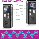 Equipment Kit Includes 1 Pcs 8GB Audio Recorder 1 Pcs Emf Detector Emf Meter Magnetic Field Detector For Research