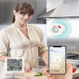 Tuya WiFi Natural Gas Alarm Plug-in Combustible Gas Detector APP Control Support Gases/Methane/Propane/Butane/LPG/LNG