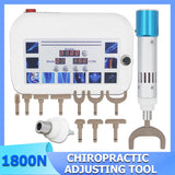 1800N Chiropractic Adjusting Tool Manual Activation Therapy Spine Correction Tools Chiropractic Gun Spinal Adjustment 10 Head