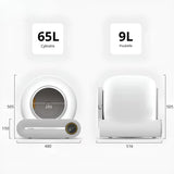 Self Cleaning Automatic Cat Litter Box with APP Control | 9L Large Capacity | Easy Clean Smart Litter Box Factory