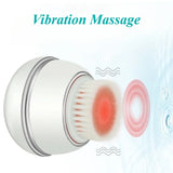 Deep Facial Cleaning Machine Skin Beauty Equipment Electric Cleansing Vibration Cleanser Waterproof Skincare Cleaning Device