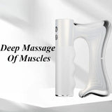 Electric Heating Fascia Knife Skin Scraping Massage Tool Fitness Muscle Scraping Massager EMS Microcurrent Massager Machine