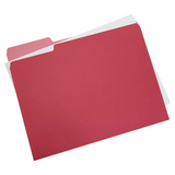 Manila Color Five-Color Single-Page Folder Paper Storage Folder Single-Piece Folder